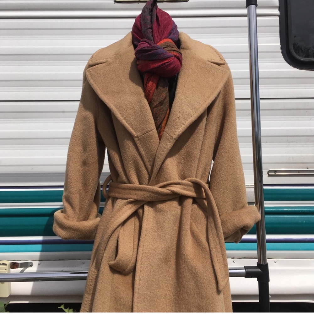 Vintage Briny Marlin Wool Blanket Coat - Picture 2 of 8